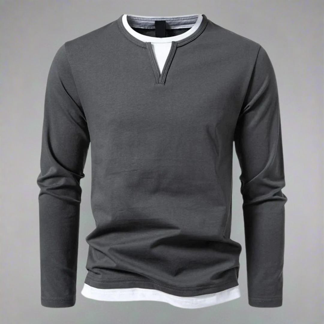ROSSI ROMA | MAGLIA SCOLLO A V PREMIUM
