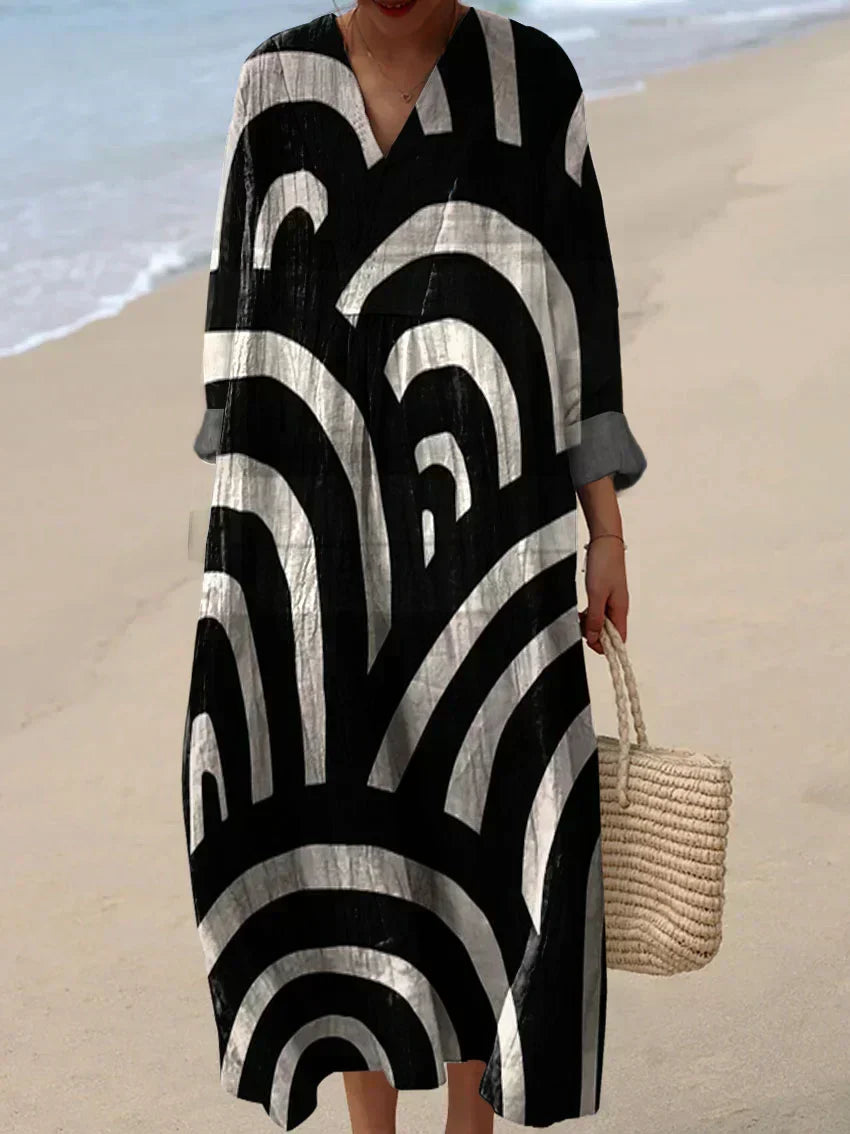 Cynthia - Vestido Estampado Brisa de Verano